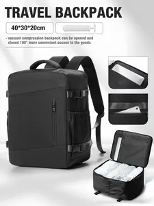 Waterproof Outdoor Sports Backpack, Casual Daypack for Travel, Hiking, Commuting, Unisex Shoulder Bag, All Seasons Use, Smart Compression Backpack