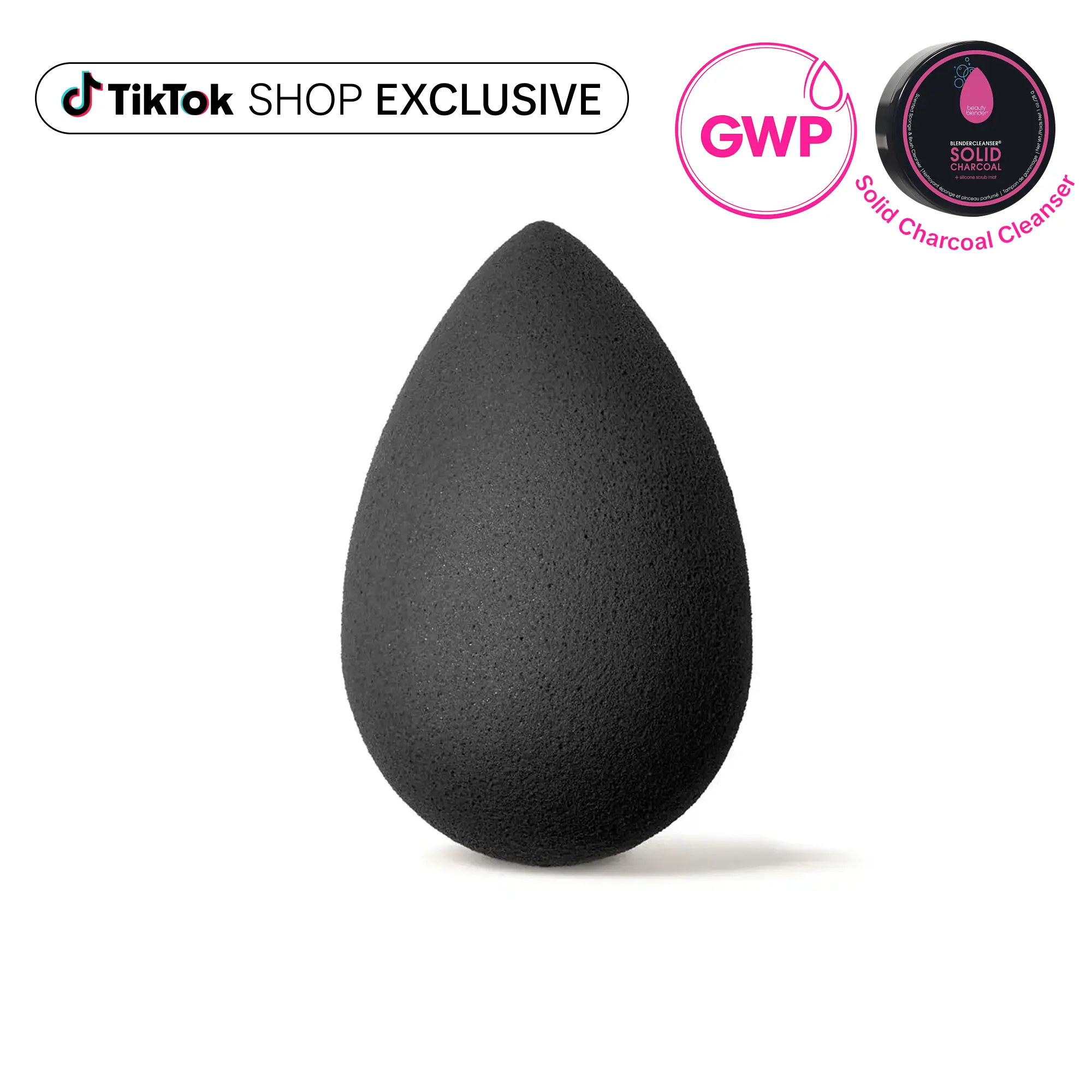 Beautyblender Pro – Black Original Makeup Sponge | Pro-Favored | HD Blending | + Bonus Gift With Purchase!