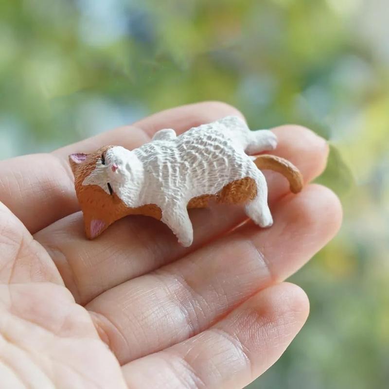 MUNBYN Mini Cat Desk Figurines – Set of 5 Resin Multi-Pose Kitty Ornaments, Cute Cartoon-Style Desk Companions for Workspace Decor, Perfect for Home Offices and Cubicles, a Playful and Charming Desktop Decoration Set MUNBYN Mini Cat Desk Figurines – Set of 5 Resin Multi-Pose Kitty Ornaments, Cute Cartoon-Style Desk Companions for Workspace Decor, Perfect for Home Offices and Cubicles, a Playful and Charming Desktop Decoration Set