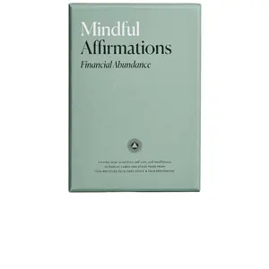 Intelligent Change Mindful Affirmations Financial Abundance in Green