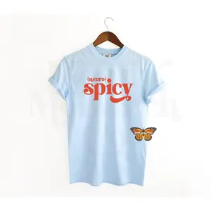 Neuro Spicy T-shirt, Autism Humor Shirt, Neurodivergent T-Shirt, ADHD Humor Crewneck Tee, Neuro Spicy Gift