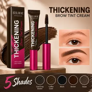 Fiber Brow Dye Series Kit Long-Lasting Waterproof Color Water Resistance and Stereoscopic Eyebrow Gel Natural Look Wild Clear Brow Makeup Product