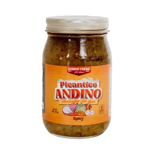 Andino Farm's Picantico Andino Medium Hot Sauce, Tree Chili & Vegetable Blend, Vegan and Gluten-Free