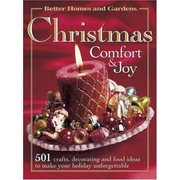 USED Better Homes and Gardens Books Hardcover Book - Christmas Comfort & Decoration, Food, 501 Craft Ideas for Unforgettable Holidays (Literature Category)