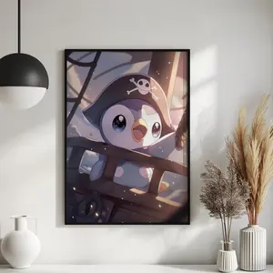 Piplup Poster, Guardians of Lake Vsalor Art, Gaming Style Display, Unframed Wall Art, Kitchen Decor, Home Aesthetic