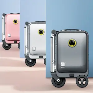 SE3S Smart Riding Luggage rideable suitcase Electric Suitcase Scooter with Removable Battery(ultralight) Aluminum Magnesiumg luggage pelican Durabl Alloy Luggage Trolley Traveling Bag luggage set carry suitcases luxury handbags 2025 fashionable decoration