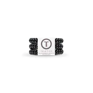 Teleties Jet Black Small Hair Ties