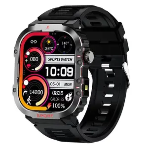 High-Tech Water-Resistant Smart Watch with Clock Display, Blood Glucose & Heart Rate Monitoring, Sports Flashlight, Outdoor Bluetooth Calling, Weather Forecast & Sleep Tracking, High-Tech Smart Watches