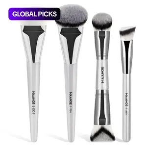 MAANGE Makeup Brush Set, 4/17 Counts/set Face Makeup Brush with Soft Bristles, Soft Makeup Brushes, Kabuki Brush, Eye Brushes, Professional Makeup Products for Women & Girls, Makeup Brushes Kits