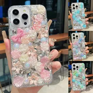 Luxury 3D Diamond Bling Phone Case For Google Pixel 10 Pro XL 9 9A 8 8A 7 7A 6 6A Cover Girl Gift Toys