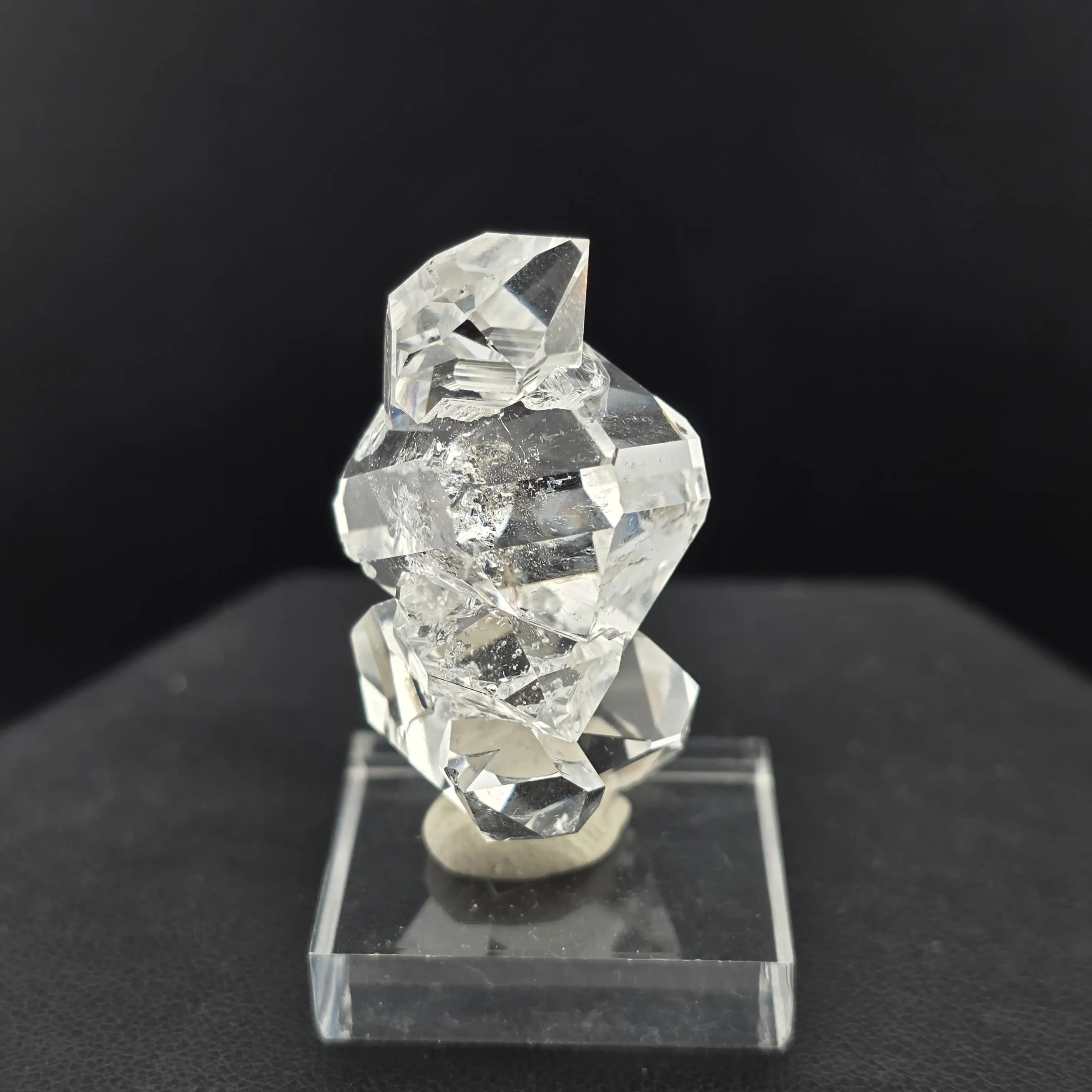 Herkimer 'Diamond' Quartz, New York - High Clarity Doubly Terminated Cluster