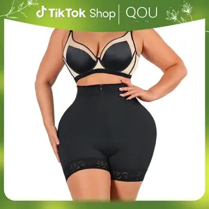 Highwaist Girdle Style Butt Lifting Shapewear Tummy Compression Belly Binder with Hook Zipper Closure Comfortable Everyday Women's Shorts Fajas Body Shaper Fit Sexy Womenswear fajas body shaper belt waist cincher