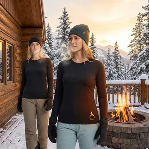 Women's Thermal Underwear Tops - Fleece Lined Long Sleeve Baselayer Shirt for Winter, 1 2 4 Pack, Warm Comfortable Layering Essential Cold Weather Clothing