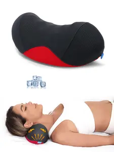 Bespilow Patented Dual-Layer Cervical Neck Roll Pillow-Comfort Top + Firm Memory Foam Base,Contour Support for from Office,Travel,Sleep& Poor Posture,Cooling Breathable Case