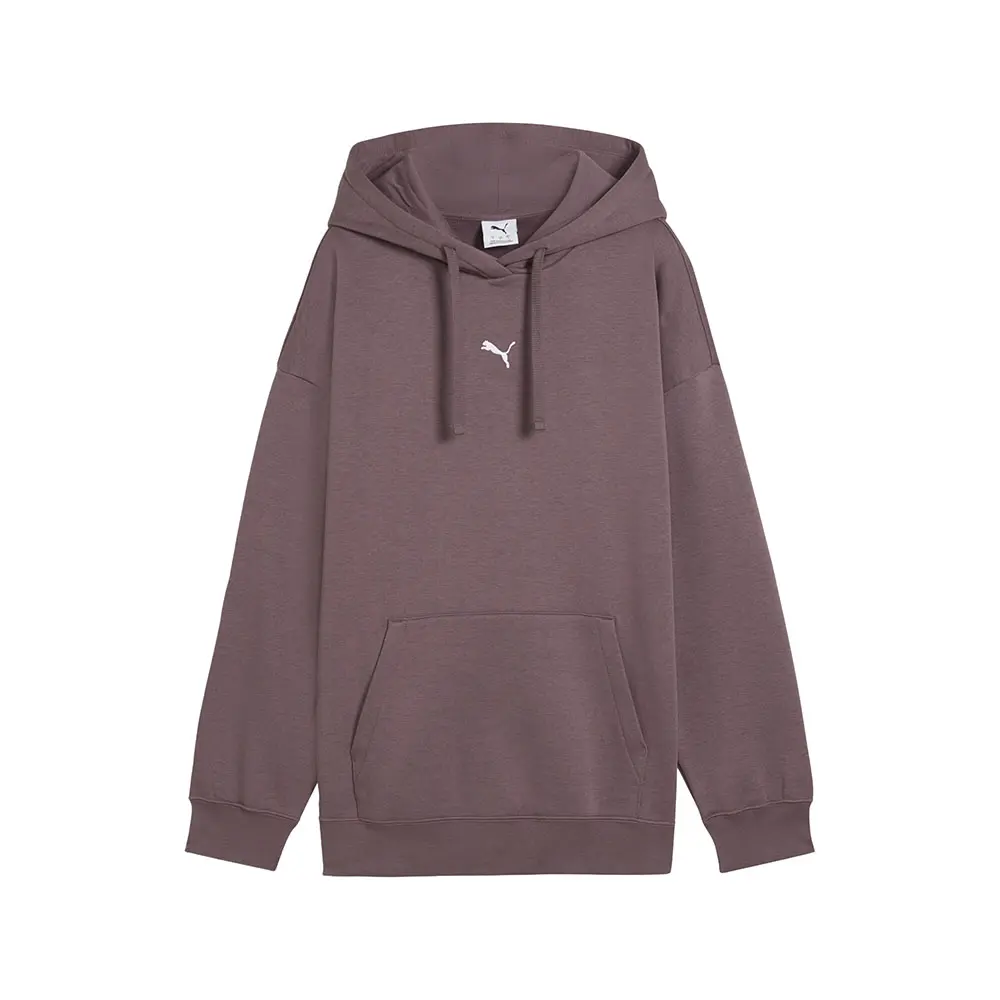 PUMA Womens Essentials Oversized Hoodie Casual Outerwear Casual - Purple