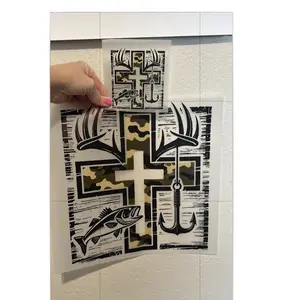 Cross DTF print with FREE pocket print