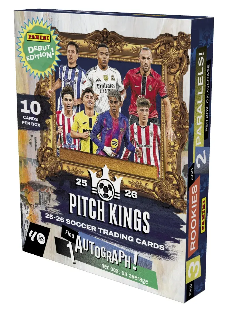 2025-26 Panini Pitch Kings Soccer Trading Card Box (Hobby International)