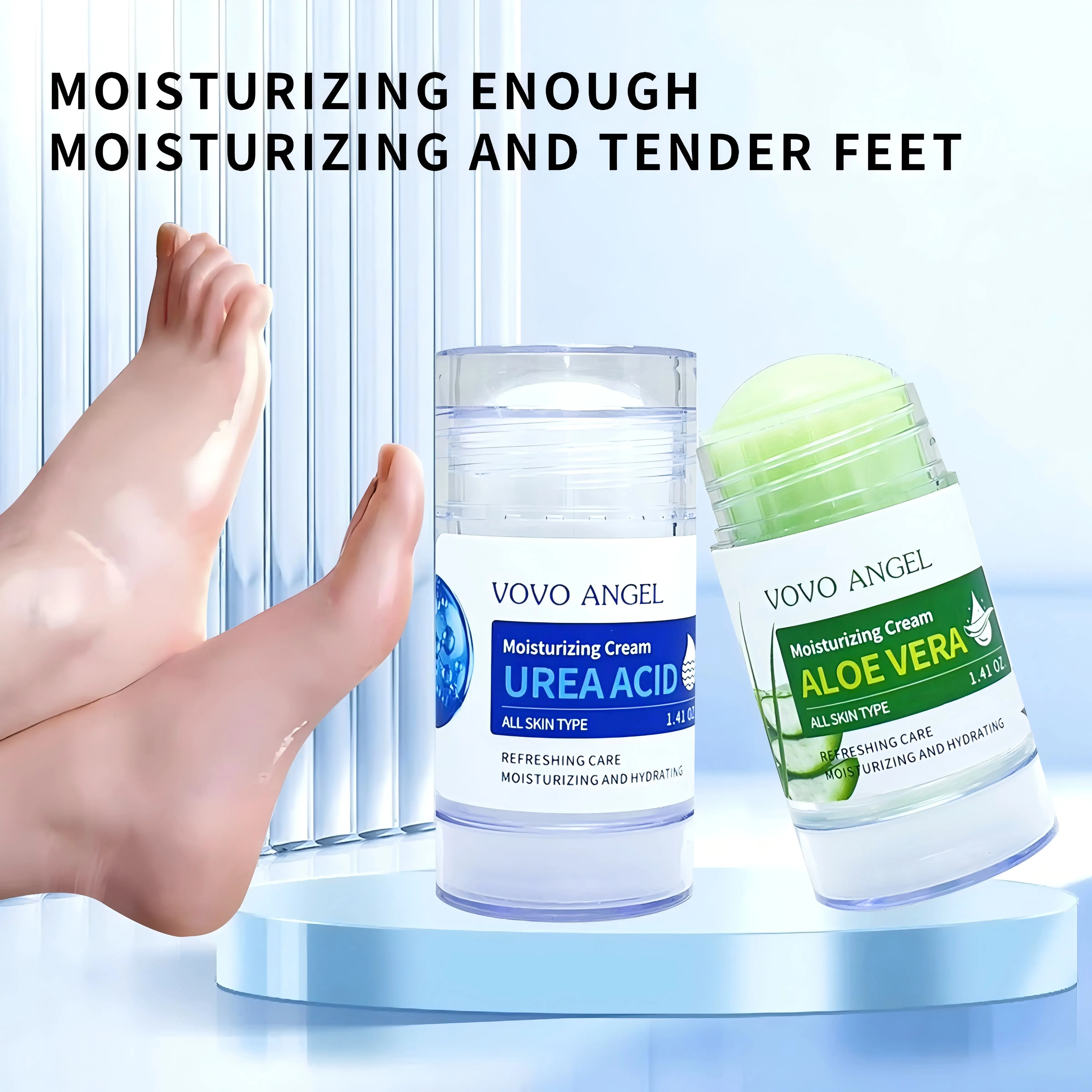 Buy 1 Get 1 Aloe Vera Foot Cream (2 Bottles Received) | Foot Cream for Dry  Cracked Heels & Dead Skin Removal - Perfect Winter Foot Care - TikTok Shop