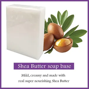 Shea Butter Soap Base Natural Soap Base for Soap Making Organic - 2 lb - Easy to Melt and Pour - Moisturizing - DIY Handmade Soap