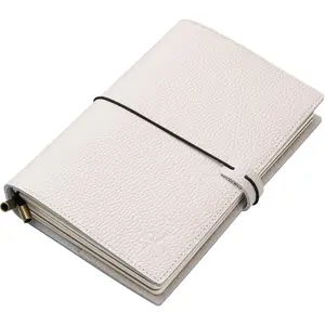 A5 Travelers Notebook with Pockets, Oat Colour -  Journal, 6"x8.5"/15cmx22cm. Refillable Travel Journal Rugged  to Capture  Life's Adventures. 120 GSM Blank Inserts