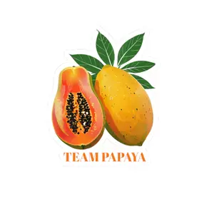 Team Papaya | Cute F1 Stickers
