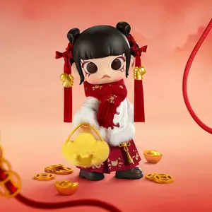 (Jean 2153)) Spring Festival Theme, DIMOO Auspicious Lion 1/8 Action Figure, MOLLY Galloping Wealth 1/8 Action Figure