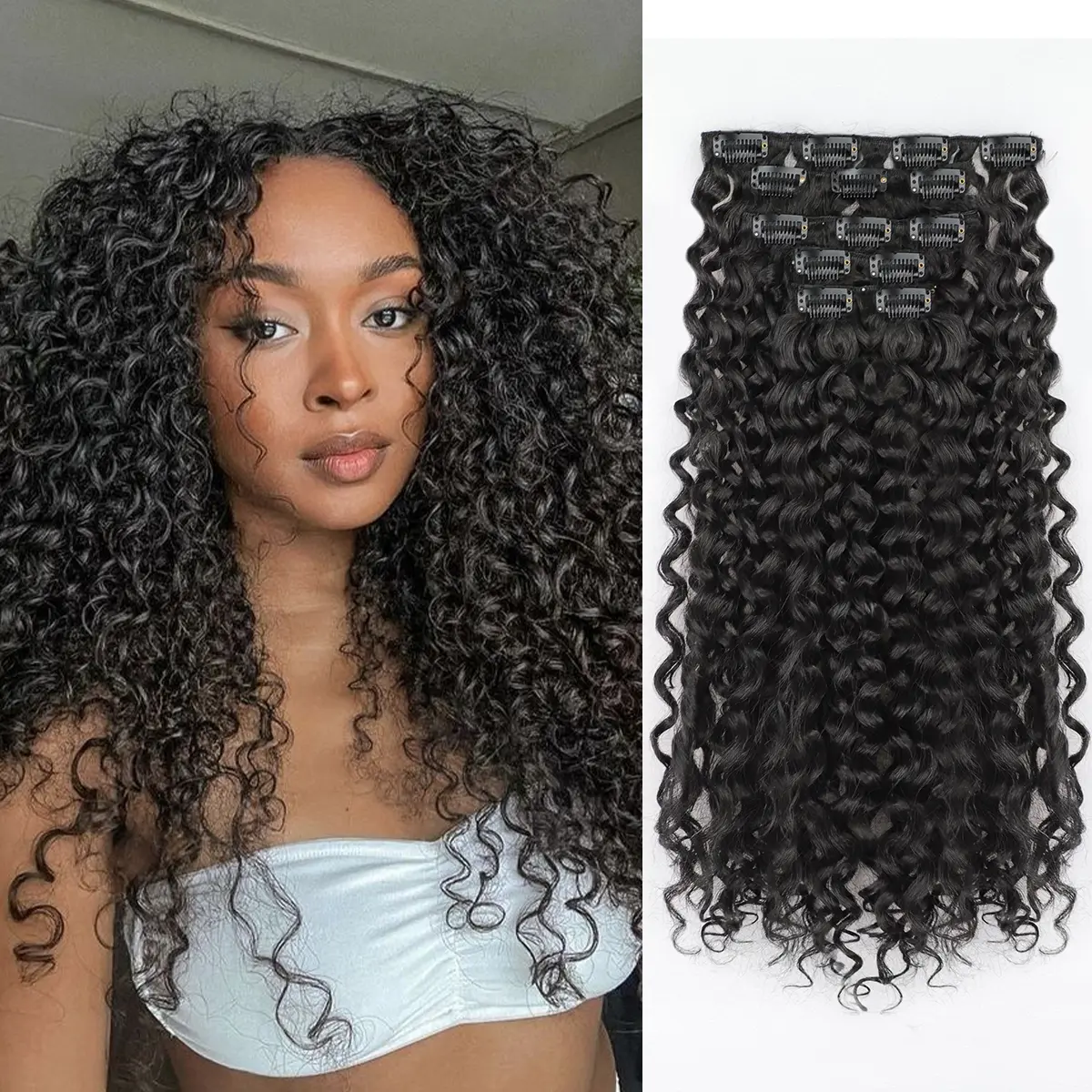 5PCS-4/4k#Black Brown(Extra Volume)