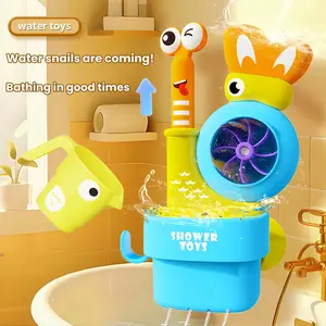 Bath Toys for Kids : Snail Set with Watering Cup, Toddler Interactive Bath Toys with Strong Suction Cup, Attach to Any  Tub or Shower Fun for Bath Time - Great for Boys, Girls Shower Gifts bath toys baby bath toys toddler bath toys baby toys water toys