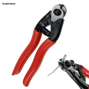 Snapfixmate Cable Cutter Wire Cutter Heavy Duty up to 5/32" Stainless Steel Aircraft Wire rope for Decking Railing Fencing Bike Bicycle Brake Cutter DIY projects