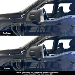 Crux Motorsports Mirror Turn Signal Tint for Ford F150 2024 +