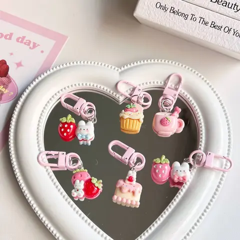 GWZHL-Gift Internet Celebrity Cute Keychain Blind Bag Cartoon Resin Cute Packaging Pendant Kindergarten children's Gift Stall Prize
