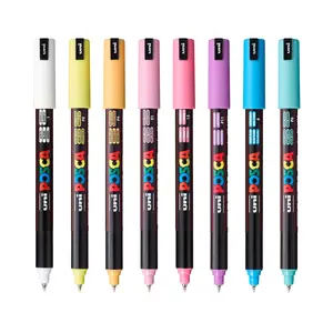 uni® POSCA® PC-1MR,  Soft Colors Water-Based Paint Markers (8 Pack)