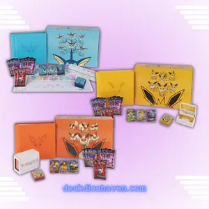 Pokemon Chinese Eevee GX Gift Box Vaporeon Jolteon Flareon 3 Boxes