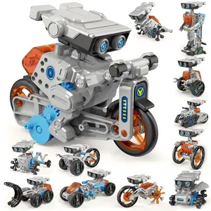 12-In-1 Stem Robot Kit for Kids 8-12 Years, DIY Robot Building Educational Toy, Unisex Gift for Boys, Stem Science Kit for Ages 8-16
