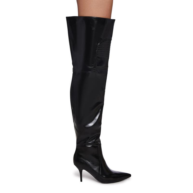 Tiernan Racer Thigh High Boots