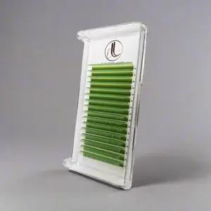 C & D Curl Cashmere Lash Extensions | 0.07 | Lime Green