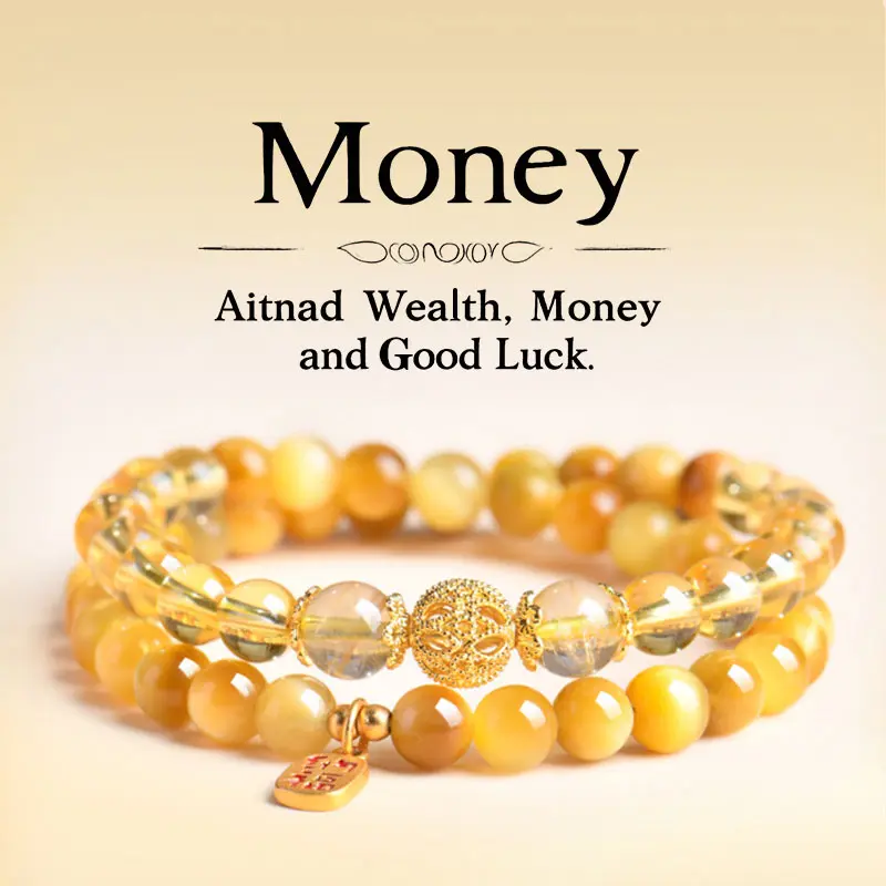 Manifest Wealth & Prosperity  Double-Layer Good Luck Beaded Bracelet Healing and protective accessories for parties and gatherings, as well as encouraging gifts for her, including couple’s bracelets and jewellery gifts for Christmas and birthdays