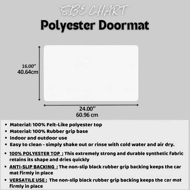 Personalized Fire Fox Doormat, Welcome Mat, Entryway Mat, Front Door Rug, Non Slip Mat, Indoor Outdoor mat, Home Decor, Cute Doormat,Housewarming Gift, Polyester Felt Mat