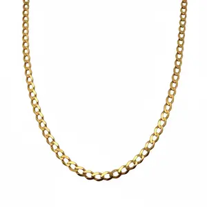Cadena cubana italiana de 4.5 mm en Oro 10K – 20 pulgadas