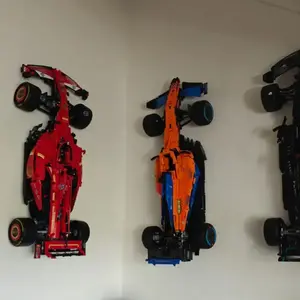 Wall-Mounted F1 Race Car Display Stand Racks, Home Decor Accessory Organiser, Perfect for Showcasing Your Favorite Memorabilia, Fits Model 42207