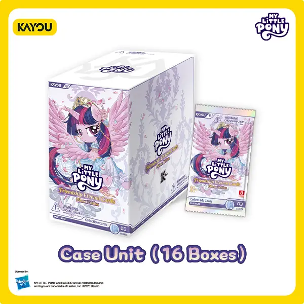 One Sealed Case-My Little Pony-Friendship Eternal Cards-Moon Edition-003E-NA(16 Boxes, 12 Packs per Box)