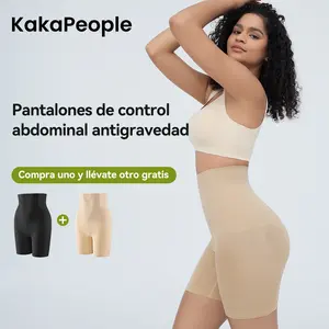 2 Piezas-Kakapeopla-pantalones moldeadores antigravedad para mujer, ropa moldeadora de glúteos, Sexy y cómoda, de cintura alta, compresión