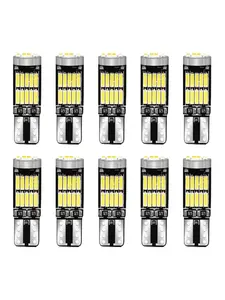 T10 LED Bulb, Canbus 4014 SMD 6000K 168 194 LED Bulb, Car Interior Round Reading Light, Car License Plate Light, Car Signal Light, Led Car Lights