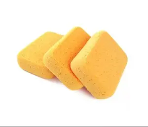 Grout Car Wash Foam Sponge,(3-Pack) Heavy Duty Grouting, Car Wash & Multi-Surface Sponge, Non-Scratch PU Foam for Tile, Dishes, Cars &Crafts Super Absorbent