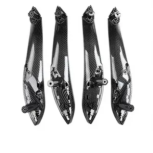 Upgraded ABS Plastic Interior Door Handle Pull Trim Cover Replacement 4 Pcs Set For BMW 3 Series F30 F31 F80 F32 F34 F35