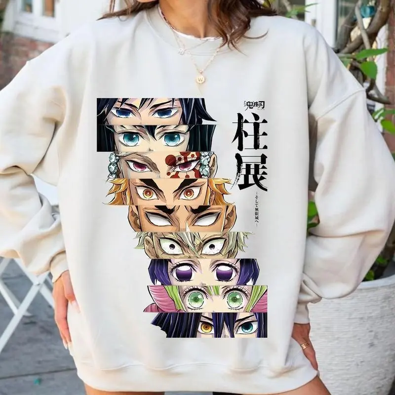 Demon Slayer cool Anime Sweatshirt, Graphic unisex shirt, anime fan gift, Women clothing, trending outfits, Shirt for Adult and Youth