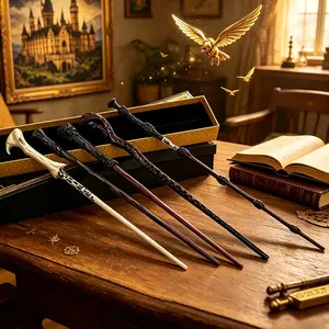 Fantasy Resin Magic Wand Movie Prop with Magical Mist Effect - Stress-Relieving Toy, Role-Playing Accessory, Halloween Prop, Toys & Hobbies Gift for Children and Adults, Accessories