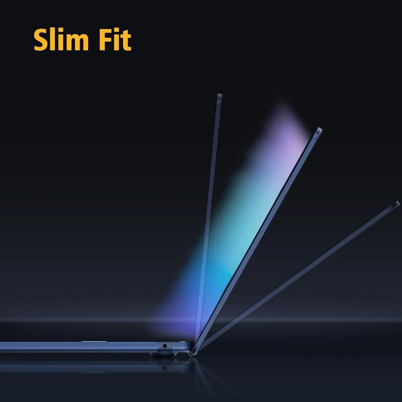 Fintie Slim Matte Case for MacBook Air 13.6 (M4/M3/M2 Chip, Model A3240/A3113/A2681), Premium Protective Cover for 13.6" MacBook Air, Laptop Casing