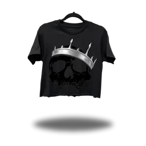 ADJUST SILVER CROWN CROP TOP