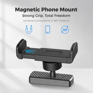 Magnetic Phone Holder -360° Adjustable, Sturdy Portable Magnetic Phone Holder, Used For Essential Practical Items In Daily Life, Office And Fitness, Compatible With Android Phones And IPhone 16/15/14/13/12, Perfect Gift For Men And Women